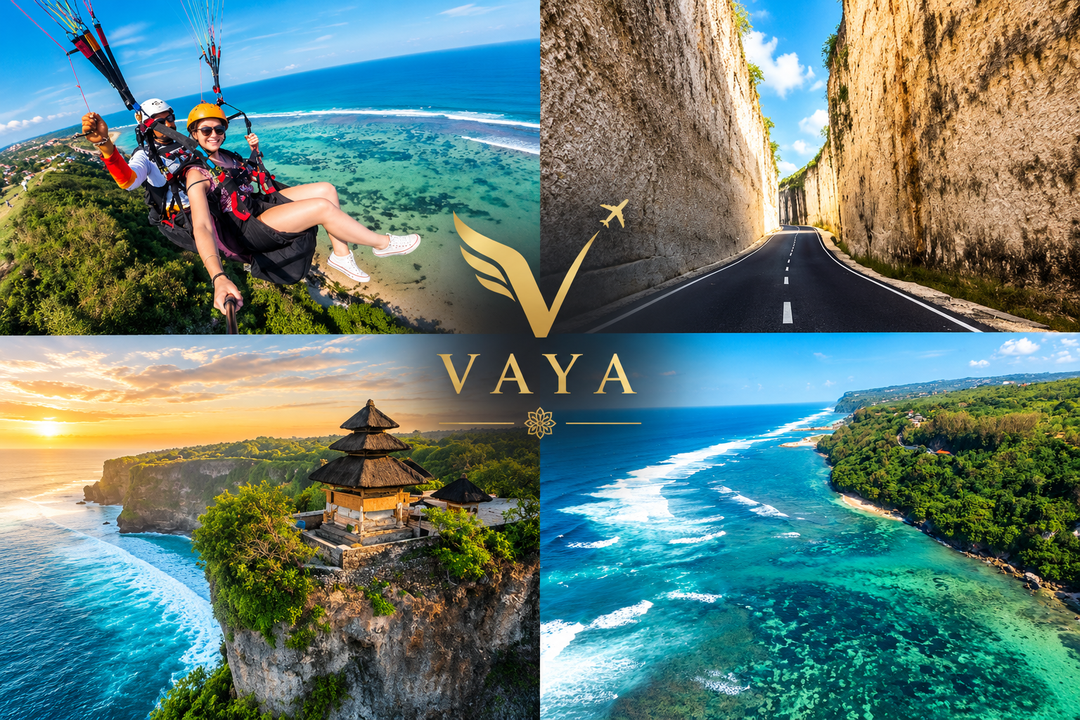 Paragliding & Uluwatu Sunset Tour in Uluwatu