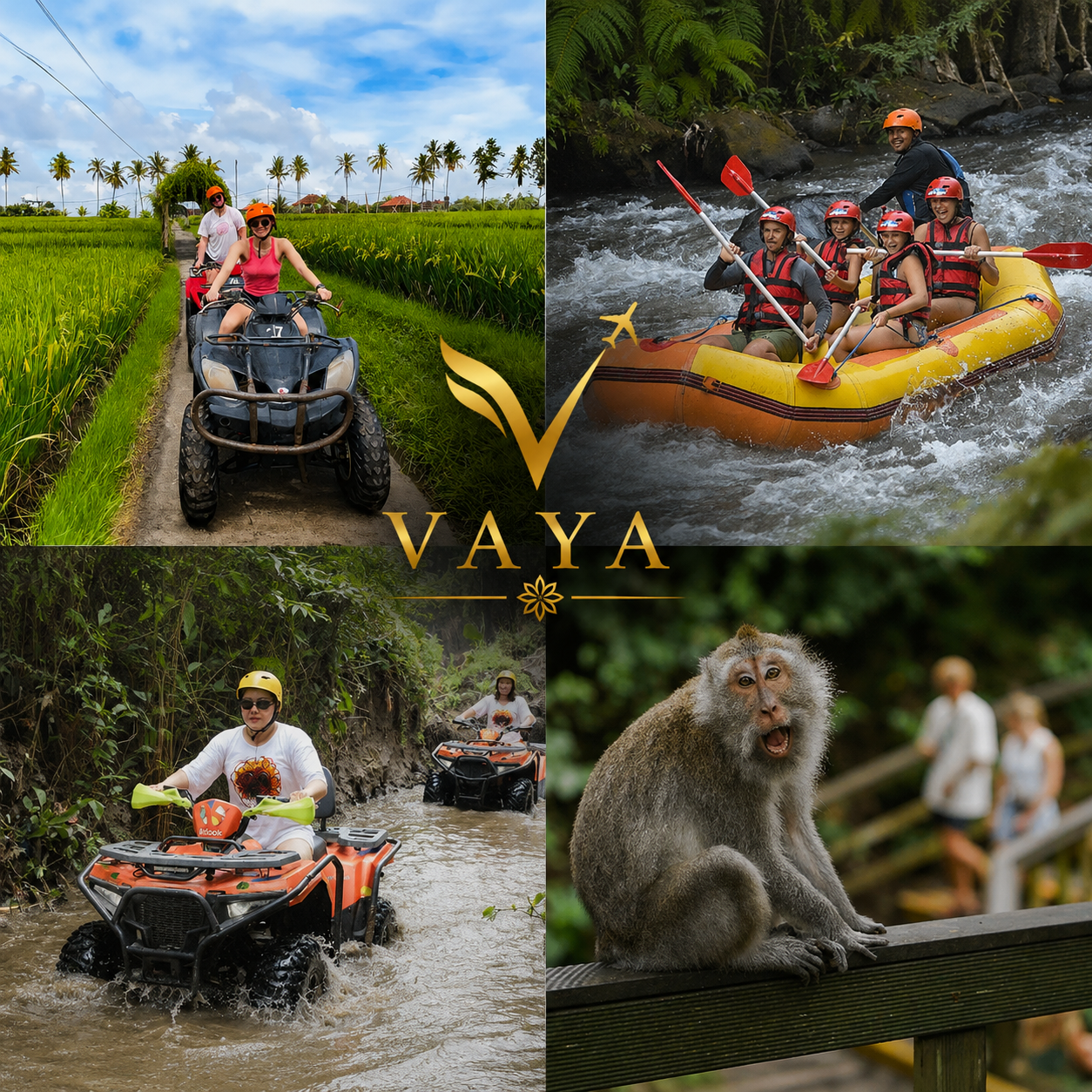 White Water Rafting & ATV Quad Bike Adventure in Ubud